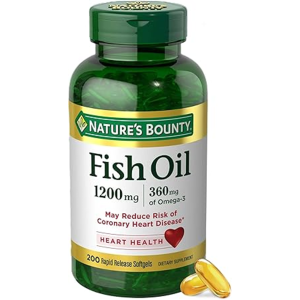 Nature's Bounty Fish - Oil Omega 3 1200 mg 200 viên của Mỹ