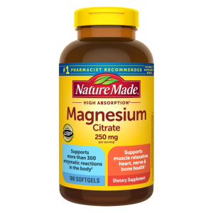 Magnesium Citrate 250 mg Nature Made 180 viên của Mỹ