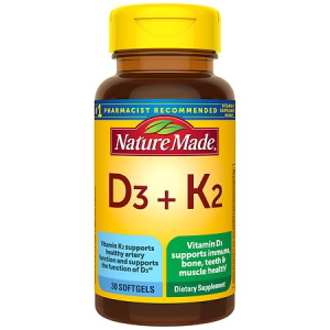 Nature Made Vitamin D3 + K2 30 viên của Mỹ