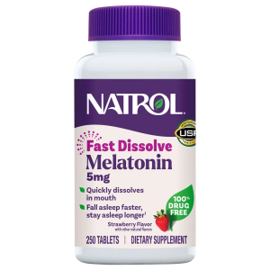 Natrol Melatonin 5 mg Fast Dissolve 250 viên của Mỹ