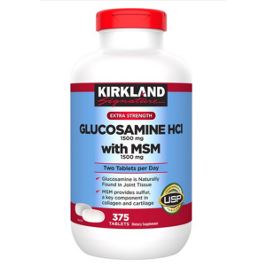 Kirkland Signature Glucosamine with MSM 375 viên của Mỹ