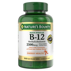 Nature's Bounty Vitamin B-12 2500 mcg, 300 viên của Mỹ