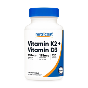 Nutricost Vitamin K2 + Vitamin D3 120 viên của Mỹ