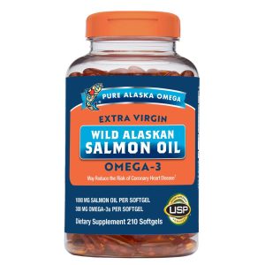Pure Alaska omega wild salmon oil 1000 mg 210 viên của mỹ