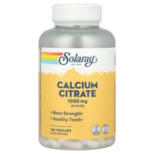Solaray Calcium Citrate 1000mg 120 viên của Mỹ