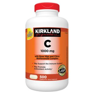 Kirkland signature vitamin C 1000 mg 500 viên của mỹ