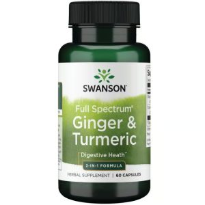 Swanson Full Spectrum Ginger & Turmeric 60 viên của mỹ