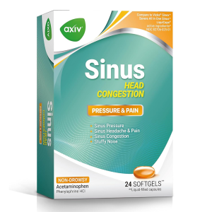 AXIV Sinus Head Congestion Relief 24 viên của Mỹ