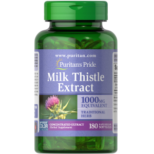 Puritan's Pride Milk Thistle 250 mg 4:1 Extract, 180 viên của Mỹ
