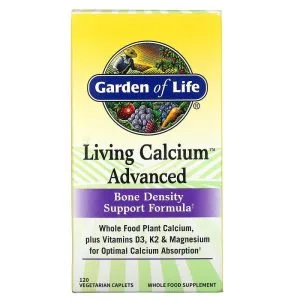 Garden of Life, Living Calcium Advanced, 120 viên của mỹ