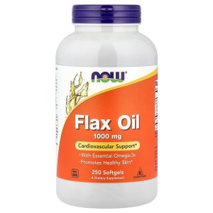 NOW Foods, Flax Oil with Essential Omega-3's, 250 viên của Mỹ