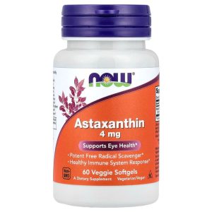 NOW Foods Astaxanthin 60 Viên của Mỹ