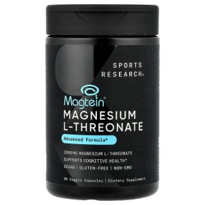 Sports Research Magtein® Magnesium L-Threonate của Mỹ
