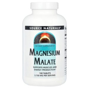 Source Naturals Magnesium Malate 180 viên của Mỹ