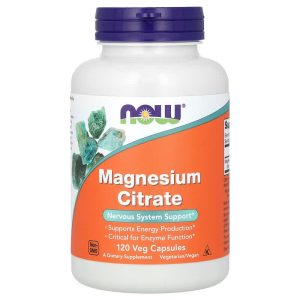 NOW Foods Magnesium Citrate 120 Viên của Mỹ