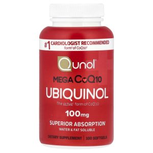 Qunol Mega CoQ10 Ubiquinol 100 mg 120 viên của Mỹ