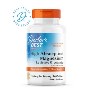 Doctor's Best High Absorption Magnesium, 100 mg, 240 viên của Mỹ