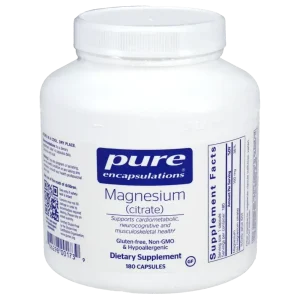 Pure Encapsulations Magnesium Citrate 180 viên của Mỹ