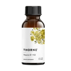 Thorne Vitamin D + K2 Liquid 30 milliliters của Mỹ