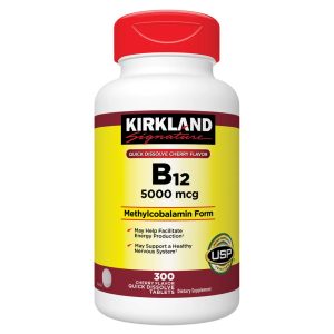 Kirkland Signature Quick Dissolve B-12 5000 mcg 300 viên của Mỹ