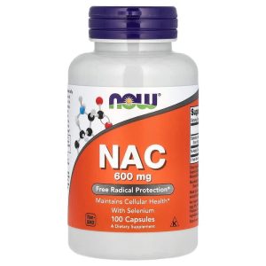 NOW Foods NAC 600mg with Selenium 100 viên của Mỹ