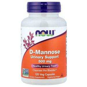 NOW Foods D-Mannose 500 mg 120 viên của Mỹ
