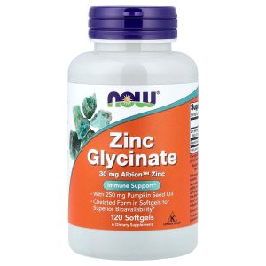 Now Foods Zinc Glycinate 120 viên của Mỹ