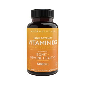 Viva naturals vitamin d3 125mcg 5000UI 360 viên của Mỹ