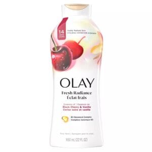 Olay Fresh Outlast Black Cherry & Vanilla Body Wash - 22 fl oz ( Hương Cherry và Vanilla)