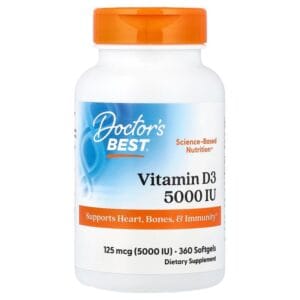 Doctor's Best Vitamin D3 125 mcg 5.000 IU 360 viên của Mỹ