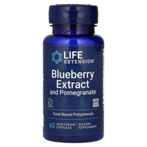 Life Extension Blueberry Extract and Pomegranate 60 viên của Mỹ.