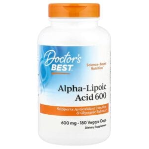 Doctor's Best Alpha-Lipoic Acid 600 mg 180 viên của Mỹ