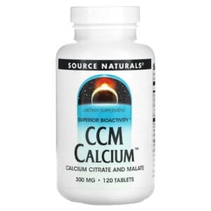 Source Naturals CCM Calcium 300 mg 120 viên của Mỹ