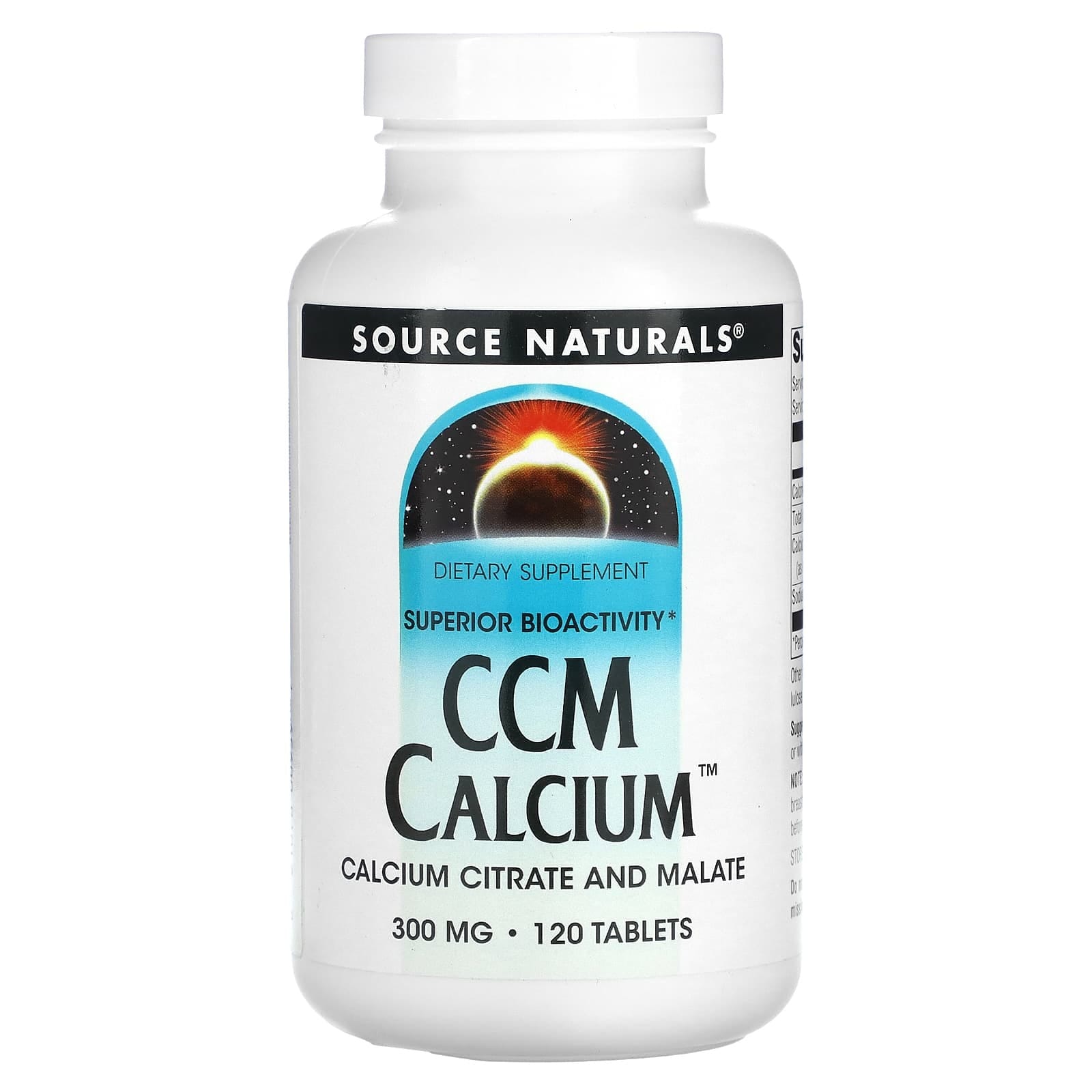 Source Naturals CCM Calcium 300 mg 120 viên của Mỹ