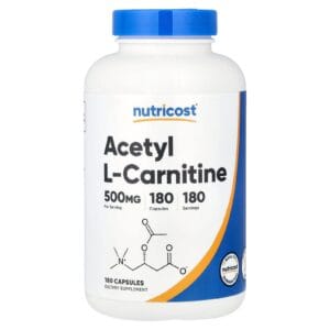 Nutricost Acetyl L-Carnitine 500 mg 180 viên của Mỹ