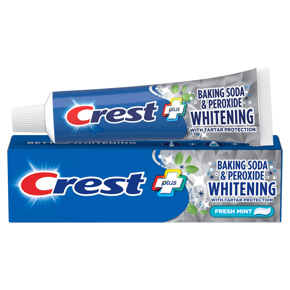 Crest Cavity & Tartar Protection Baking Soda & Peroxide Toothpaste - 5.7oz - Ảnh 2