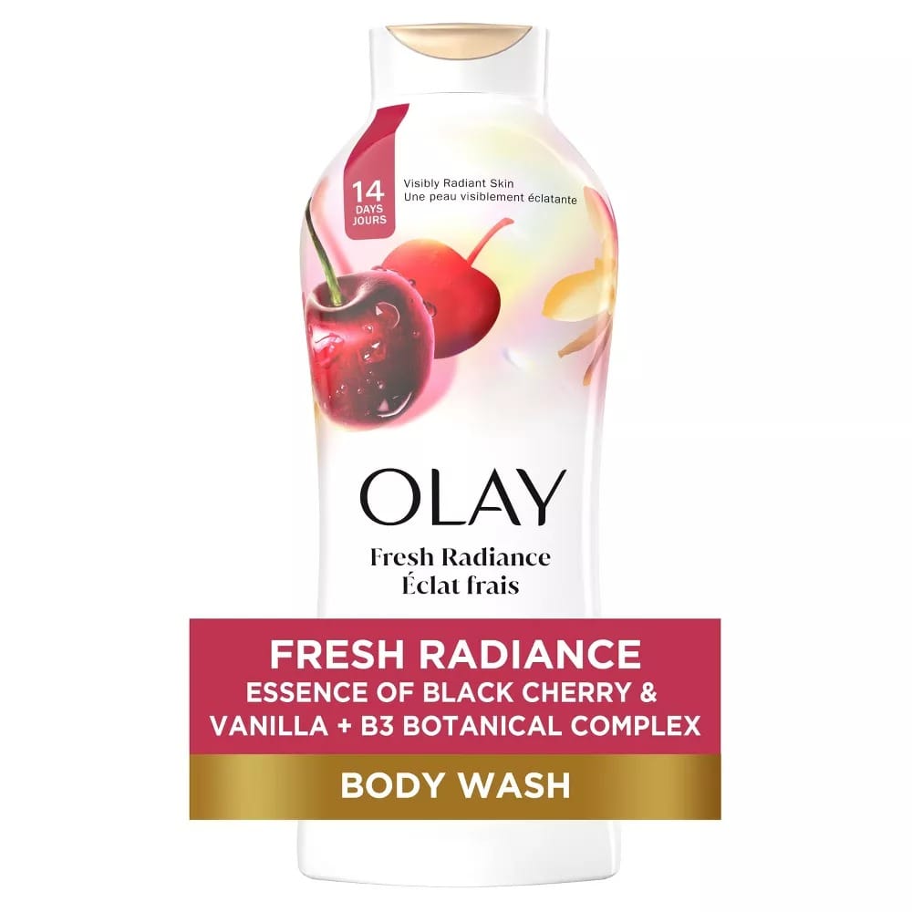 Olay Fresh Outlast Black Cherry & Vanilla Body Wash - 22 fl oz ( Hương Cherry và Vanilla) - Ảnh 5