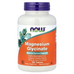 NOW Foods Magnesium Glycinate 180 tablets của Mỹ