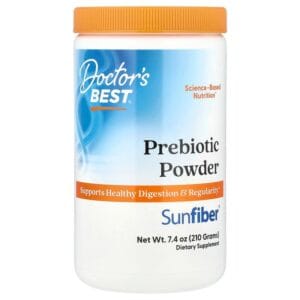Doctor's Best Prebiotic Powder Sunfiber® Unflavored 7.4 oz (210 g) của Mỹ