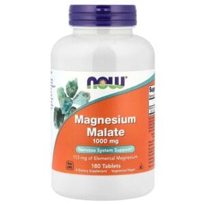 NOW Foods Magnesium Malate 1000 mg 180 tablets của Mỹ