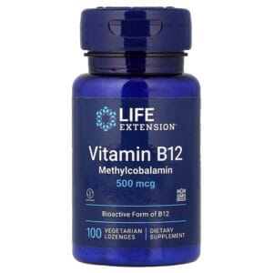 Life Extension Vitamin B12 Methylcobalamin 500 mcg 100 viên của Mỹ