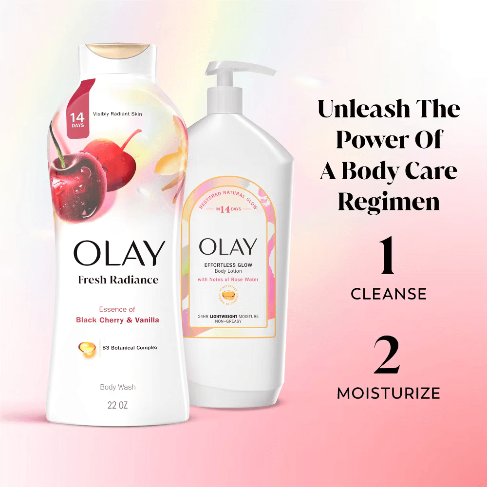 Olay Fresh Outlast Black Cherry & Vanilla Body Wash - 22 fl oz ( Hương Cherry và Vanilla) - Ảnh 7